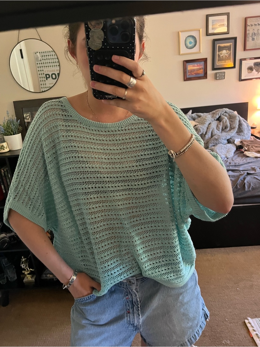 Teal top